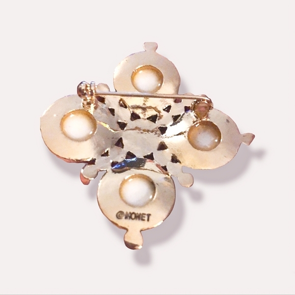 ✨ Monet | Rare Marvelous Maltese Cross Vintage Pin - Picture 2 of 2